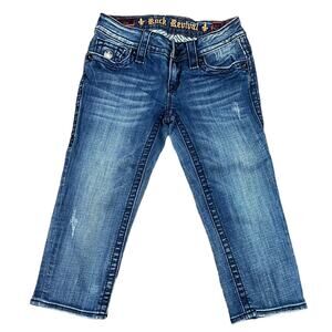 Rock Revival Jen Capri Jeans Y2K Size 27